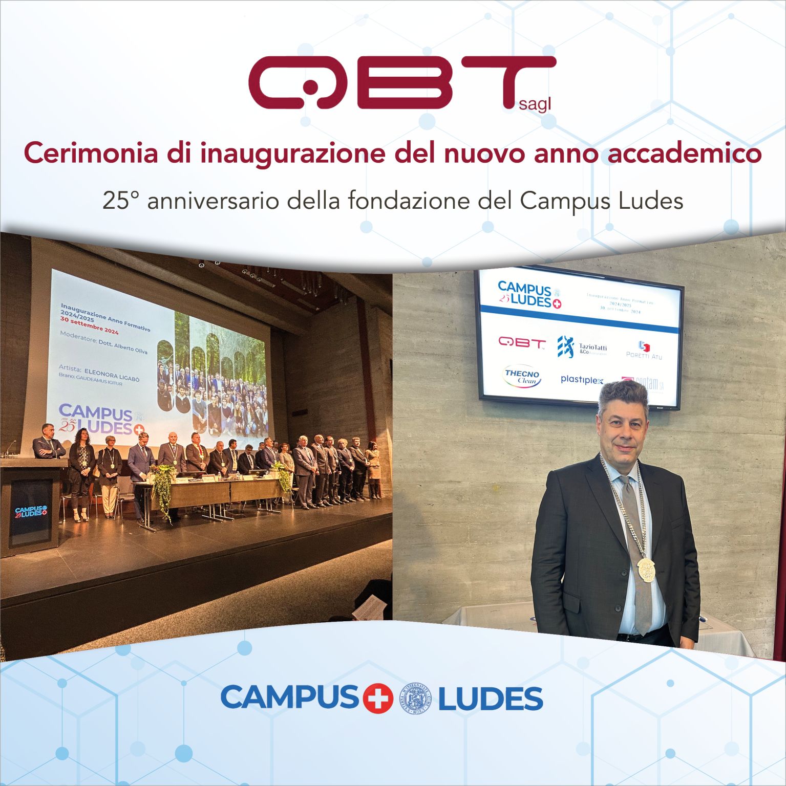 25° Anniversario del Campus Ludes e Cerimonia di Inaugurazione del Nuovo Anno Accademico!