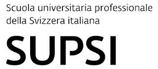 SUPSI Scuola universitaria professionale della Svizzera italiana